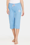 Rosaline Meadows Knit Cotton Capri (Pack of 2) - Green Blue — thumbnail 7
